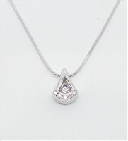 Pendentif Recarlo Femme in Or Diamante 0.05 Ct ZB 051 - ZB 051